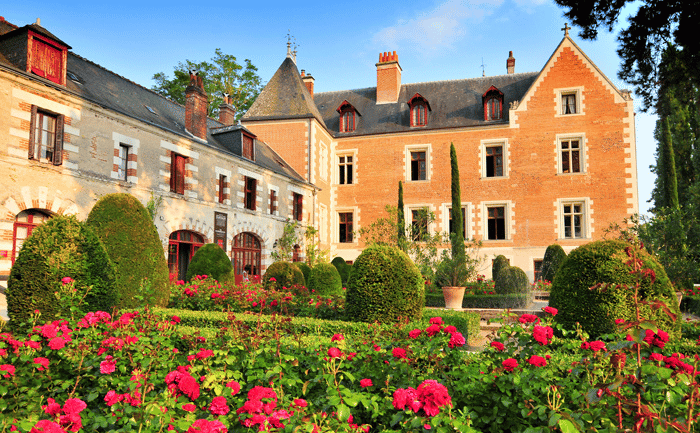 Castelo de Clos Luce no Vale do Loire