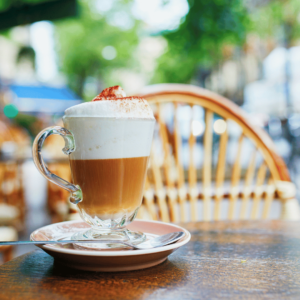 Invernro em Paris café