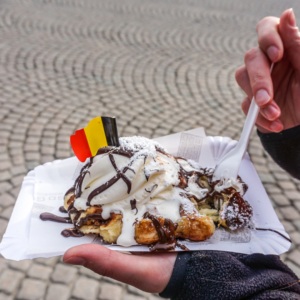 Waffles em Bruges